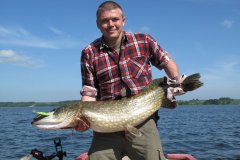 02-06-2011, Tystrup Sø, Gedde 9,500 kg, 105,0 cm, Michael Haupt