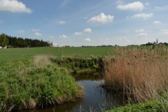 10-05-2009, Gudum Å, med dejlige sving, hvor der er plads og dybt Hans Chr Katberg Olrik Thoft ,  Slagelse 