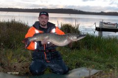 13-11-2008, Tystrup Sø, Gedde 13,400 kg, 116,0 cm, Kenneth Roseby