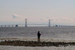14-05-2009, Der fiskes efter hornfisk  måske en havørred ved Kongsmark Strand Husk Fisketegnet, venligste hilsner Hans Chr Katberg Olrik Thoft ,  Slagelse