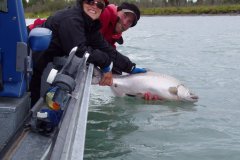 14-07-2010, Kenai River, Alaska, Laks 12,000 kg, Lone Hansen