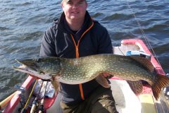 14-09-2009, Tystrup Sø, Gedde 8,200 kg, 105,5 cm, Michael Jæger Petersen