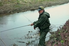 15-03-2007, Vandstanden er faldet og åerne er igen fiskbare