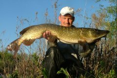 15-05-2009, Lokal sø, Gedde 10,170 kg, 107,0 cm, Christian B Andersen