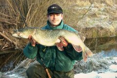 16-01-2006, Tude Å, Gedde 7,100 kg, Michael Haupt
