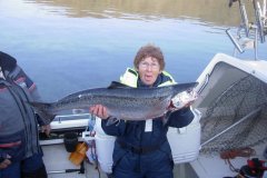 17-04-2018, Østersøen, Laks 9,500 kg, Lene Olsen