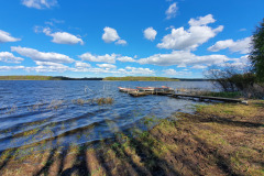 25-04-2020, Båd og bro isætning på Tystrup