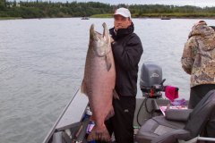 25-07-2010, Kenai River, Alaska, Laks 23,000 kg, 125,0 cm, Jes Hansen