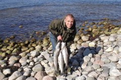 30-04-2011, Fine ørreder fra den svenske kyst, Havørred 3,600 kg, Jesper Hansen